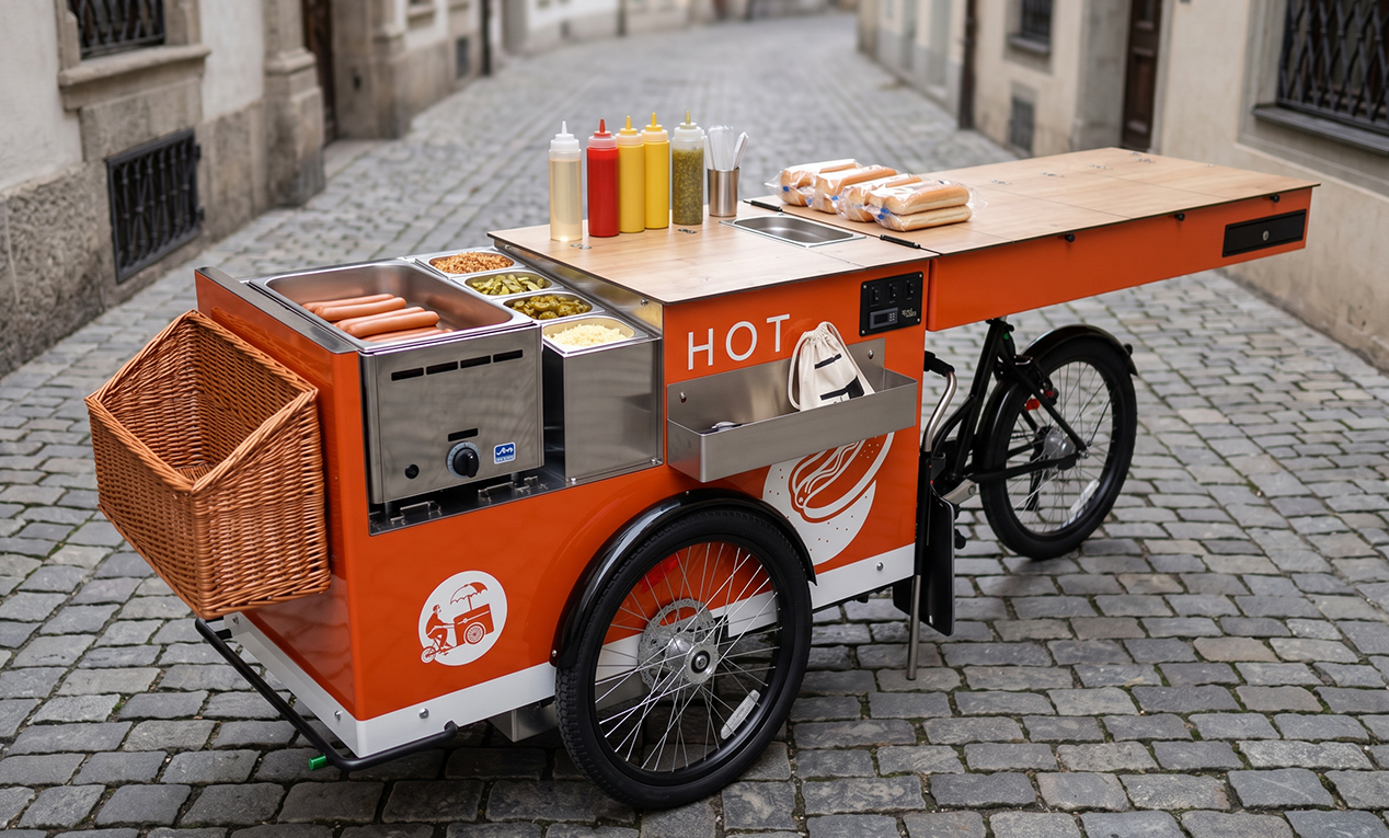Hotdog-Produktfotografie